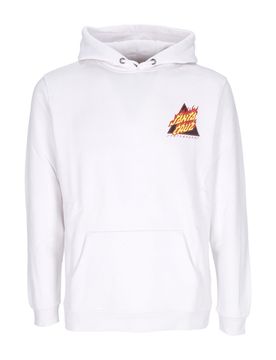 Felpa Cappuccio Uomo Flamed Not a Dot Hood White