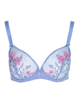 Reggiseno con ferretto MARIA cornfl-pink blu 75D - Lascana - FashionsVida