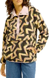 Polaire douce à col montant - Switchback Pullover Black Sands - Taille M - Noir