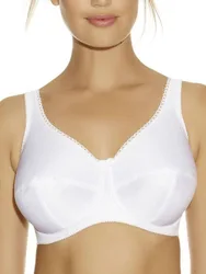 Womens Speciality Full Cup Bra - White Cotton - Size 38f