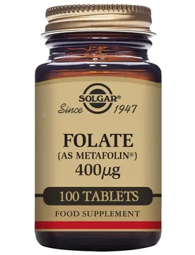 Comprimés Metafolin Folate 400mcg 100 Unités