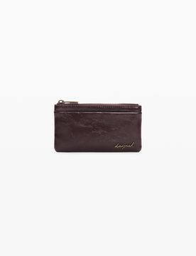 Petit porte-monnaie charms, , PolyurÉThane, Marron, U