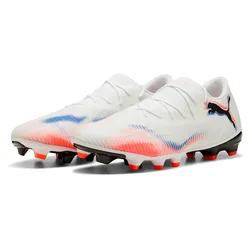 Chaussures De Football Future 8 Match Low Fg/ag White / Black / Glowing Red EU 45
