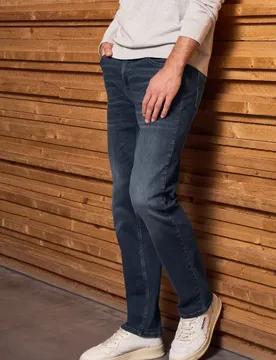 Street One Straight Leg Jeans male Blau