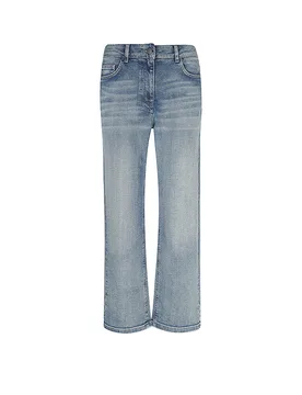 Jeans coupe droite bleu 42 - Luisa Cerano - FashionsVida
