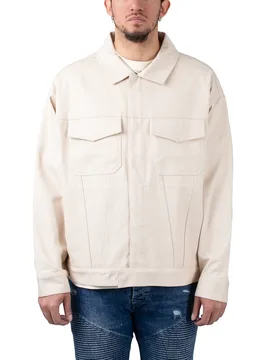 Cotton Twill Jacket Off White M Herren - Preach - FashionsVida