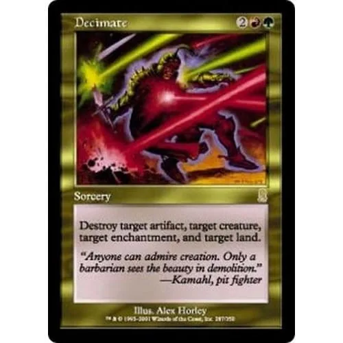 Decimate (foil) Odyssey - Magic: The Gathering - FashionsVida