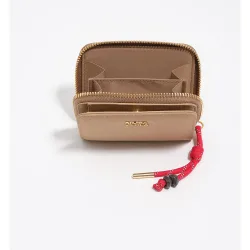Cartera de mujer solapa nylon cremallera