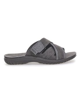 Ciabatte grigie con fasce incrociate comfort 10FN 45