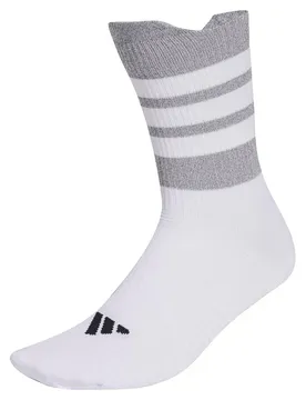 Calzini Crew Run X Reflective White / Reflective Silver / Black EU 46-48