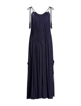 Maxi-Kleid Damen Marineblau M Damen