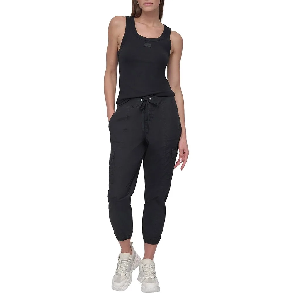 Pantalón largo de mujer tipo cargo - DKNY Jeans - FashionsVida