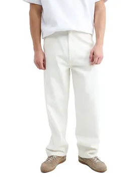 Pantaloni Cargo Alberto Twill Skater Fit White 46