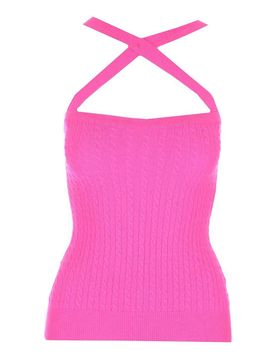 Patou Top fucsia con croce