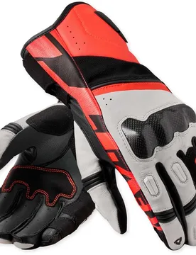 Guanti Moto RSR 5 Bianco Neon Rosso taglia 3XL - Rev'it - FashionsVida