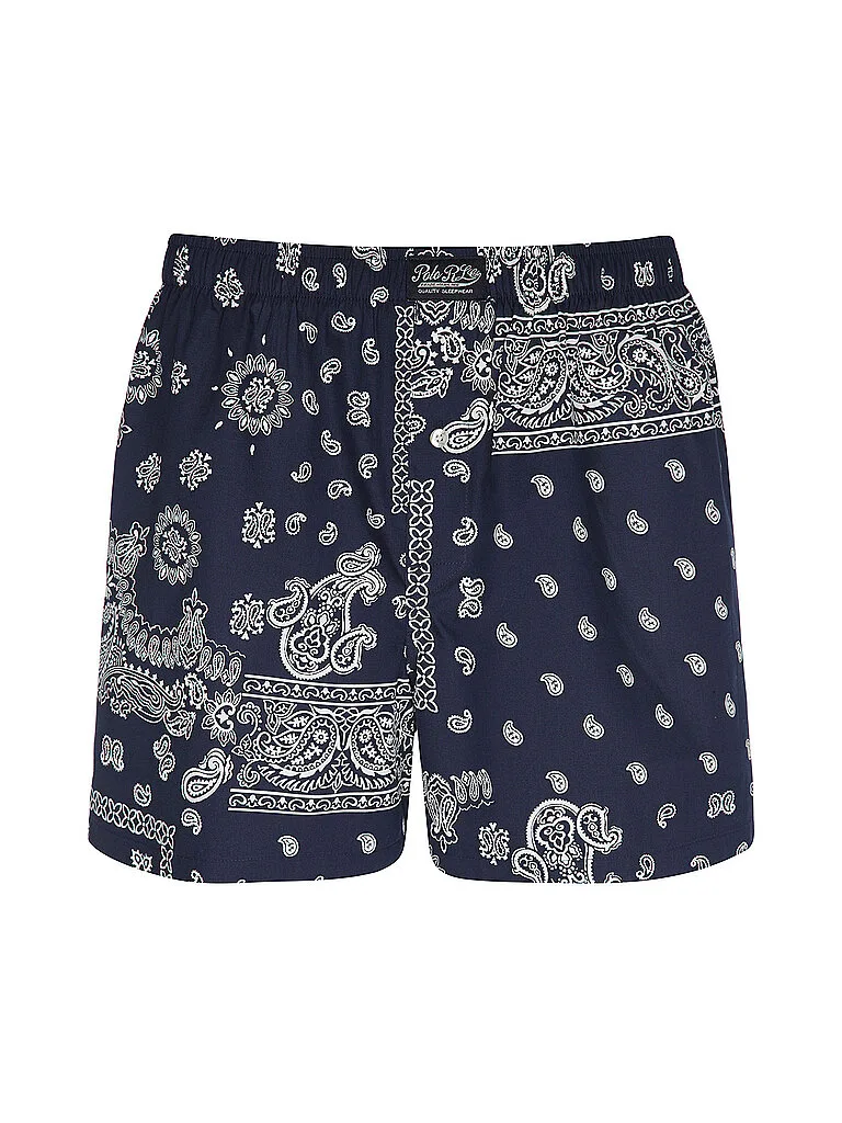 Boxer imprimé bandana bleu S - Ralph Lauren - FashionsVida