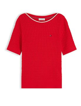 Tommy Hilfiger Pullover rojo M