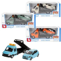 Colección Street Fire Camion Remolque + Coche Metal 1:43