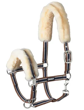 Halfter Lambskin Pin Buckle, cognac-creme-nightblue P2 - Eskadron - FashionsVida