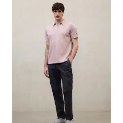 Polo de manga corta de hombre regular fit de algodón