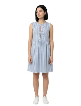 Robe Courte Sans Manches Jolly Tie Hydrangea / Bright White XS