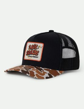 Cap - Bass Brains Gone Fishin Trucker Hat - schwarz - Unisex - unisex