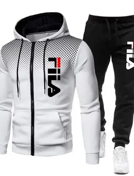 Men's Casual Jogging Fitness Fashion Sportswear Set for Autumn and Winter Two-piece Zipper Sweatshirt + Sweatpants Hoodies Sets - Aliexpress - FashionsVida