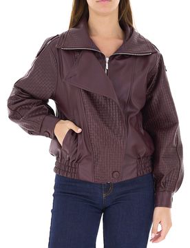 Giubbino bomber similpelle BORDEAUX S