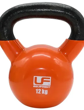 Kettlebell aus Gusseisen - Orange - unisex - Size: 12 kg