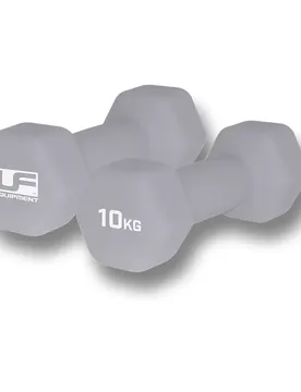 Hexagonale Hantel mit Neoprenüberzug Urban Fitness (x2) - Gris - unisex - Size: 10 kg