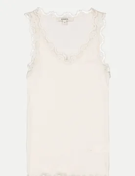 Garcia Regular-Fit Top Weiß S - Garcia - FashionsVida