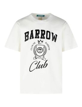 Barrow Maglietta in cotone bianco