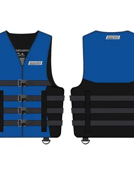 Gilet De Sauvetage Type Iii 4-belt Ski Blue L-XL unisex - Seachoice - FashionsVida