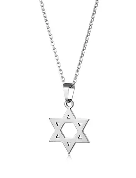 Trendy Small Tiny Star of David Pendant Female Silver Color Stainless Steel Hexagram Necklace for Woman Jewelry Birthday Gift - Aliexpress - FashionsVida