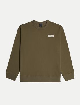 Regular-Fit Sweatpullover Grün XL