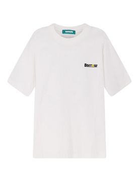 T-Shirt In Cotone Con Logo Frontale
