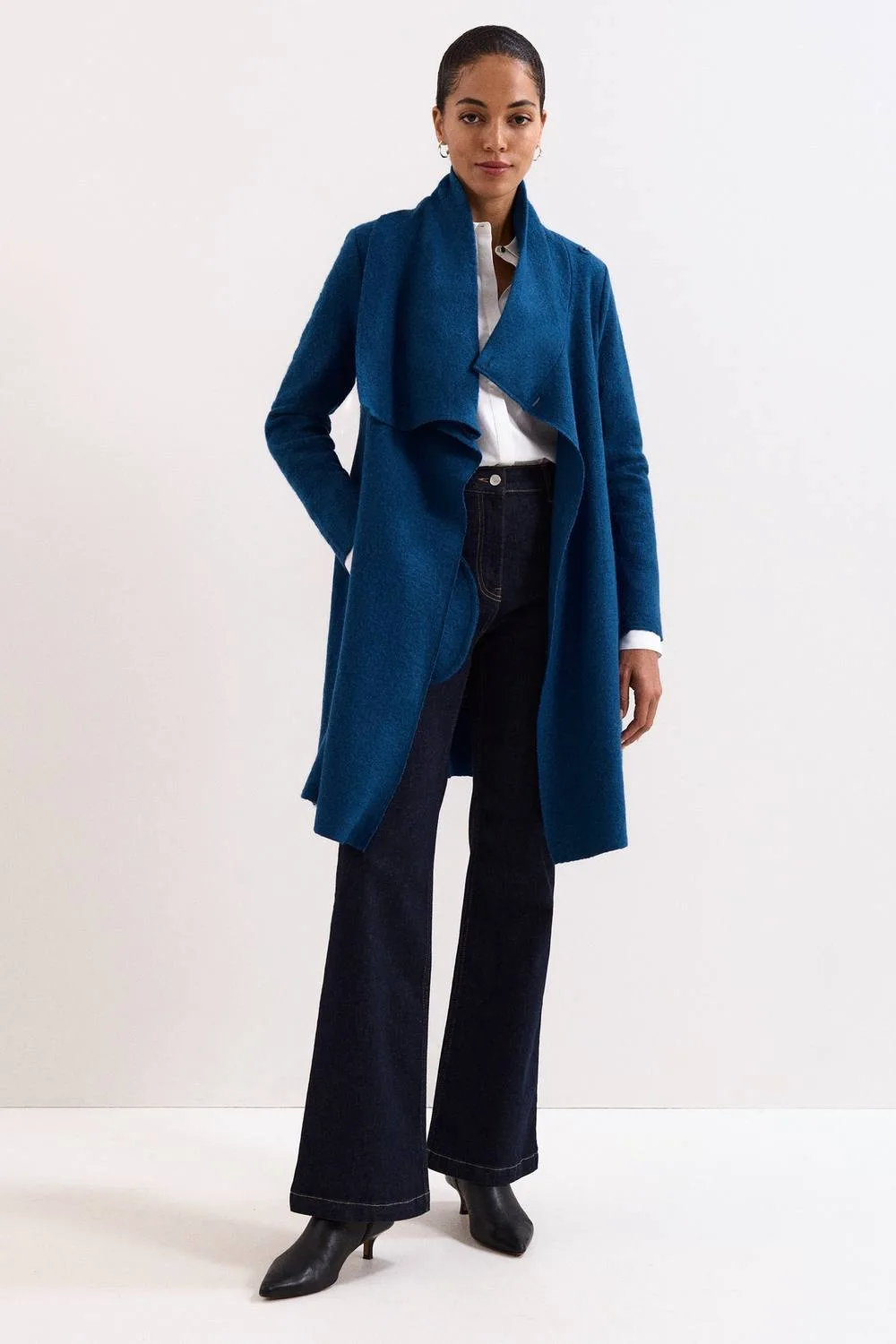 Bellona Knit Coat - Cobalt - Size: 14 - Phase Eight - FashionsVida