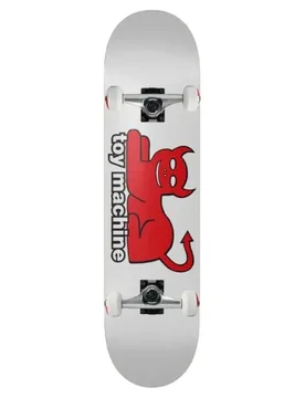 Skateboard 8.00 Devil Cat White One Size unisex - Toy Machine - FashionsVida