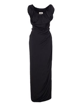 Black Long Ginnie Amber Long Dress