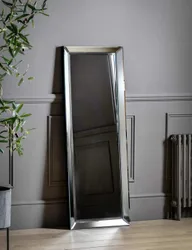 Luna Extra Large Full Length Wall Mirror Silver