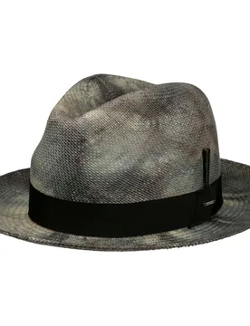 Derwent Twotone Panama Hat by - black-white - Female - Size: M (56-57 cm) - Bailey 1922 - FashionsVida