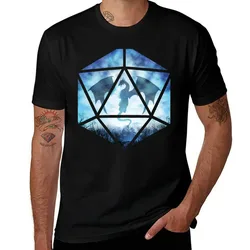Blue Sky Ice Dragon D20 T-Shirt Lightweight Sport Basic T-Shirt