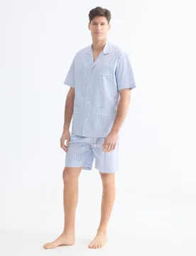 Camiseta de hombre estilo panadera en manga corta - Emidio Tucci - FashionsVida