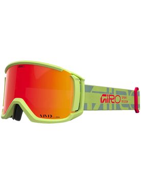 Skibrille – Herren – Revolt Revolt Glacier Green Burst Vivid Ember für Herren Grün