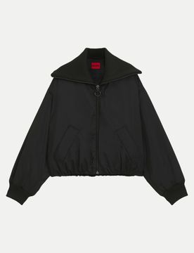 HUGO Jacke aus Satin Schwarz S