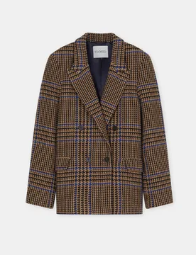 Fitted doublebreasted blazer female - M - FashionsVida