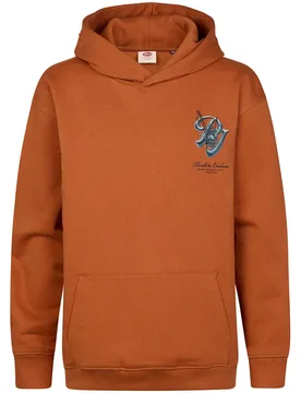 Felpa Con Cappuccio B-3060-swh30 Copper Orange 5-6 Anni - Petrol industries - FashionsVida