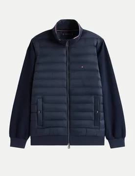 Steppjacke mit abgesetzten Ärmeln Blau XXL - Tommy hilfiger - FashionsVida
