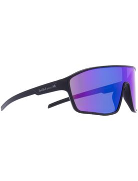 Sonnenbrille Daft Shiny Black/Brown With Blue Mirror schwarz
