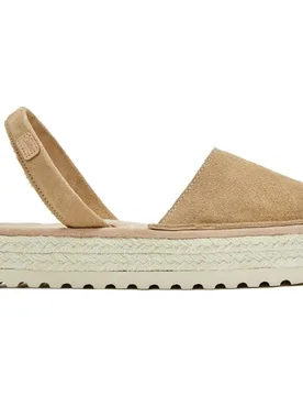 Menorquina de mujer de serraje con plataforma - CASTELL MENORCA - FashionsVida